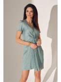 Rochie din doua piese cu buline, verde PR55128 - Magazin online - Boutique